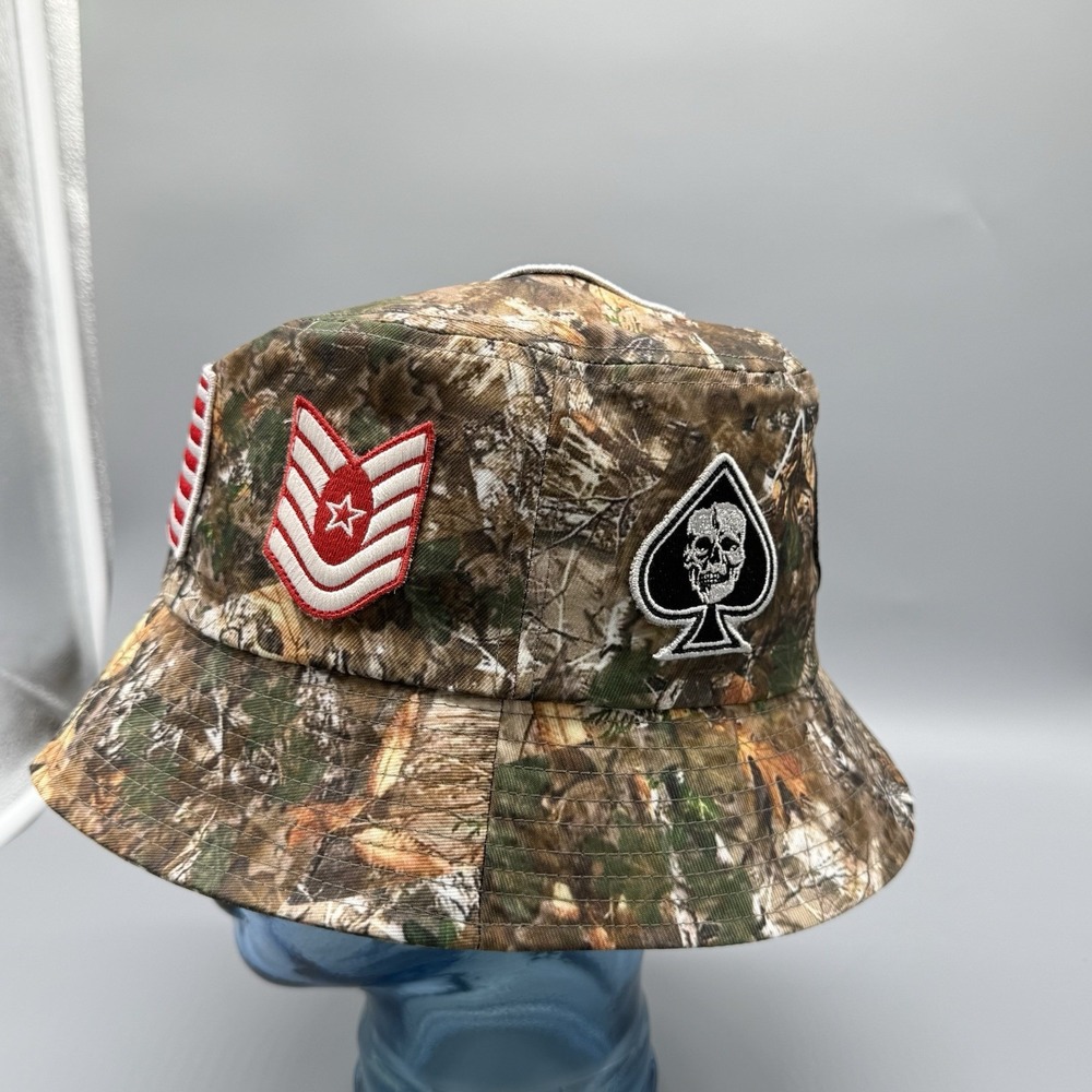 Coney Island Picnic Camo Patch Bucket Hat Urban‎ Outfitters One Size USA Patch - Picture 4 of 7